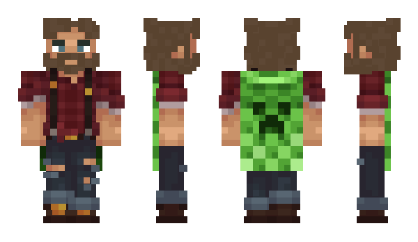 Minecraft скин по нику Qares