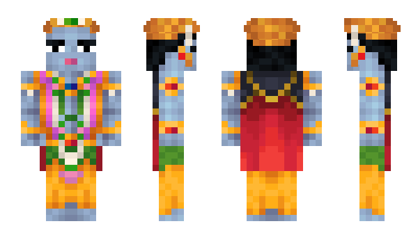 Minecraft skin godvishnu