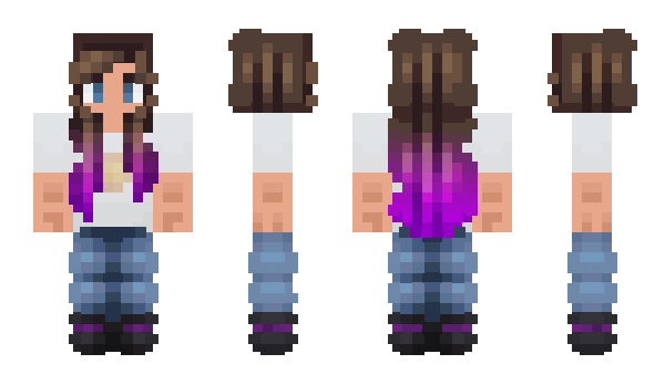 Minecraft скин по нику JennieF