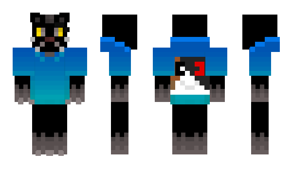 Minecraft skin CyPorg