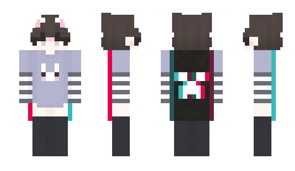Minecraft skin M0thCat