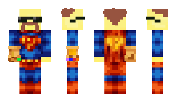 Minecraft skin Aquad