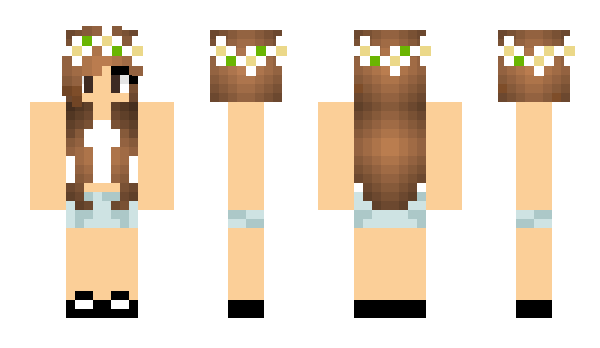 Minecraft skin Canelle