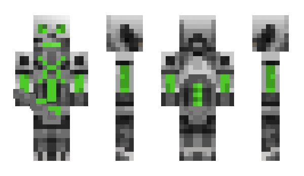 Minecraft skin CyanNightmare