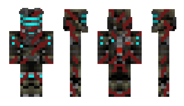 Minecraft skin crimsonknight3