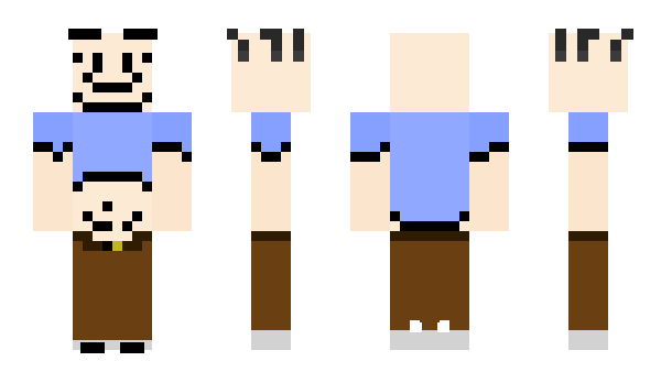 Minecraft skin ZertBurt