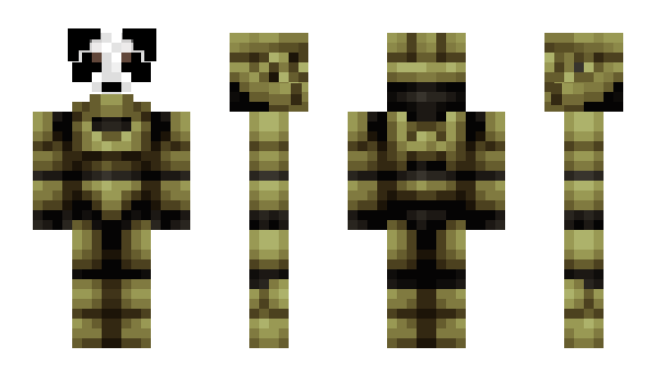 Minecraft skin PandaMiner5000