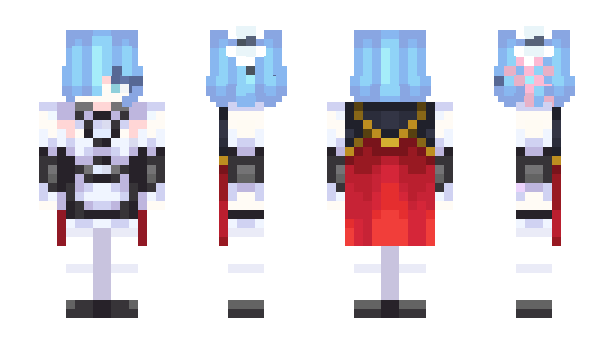 Minecraft skin Rem_Rin_