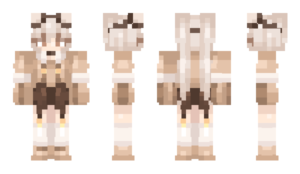 Minecraft skin ElfWaifu