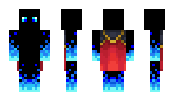 Minecraft skin _BlueFlame_