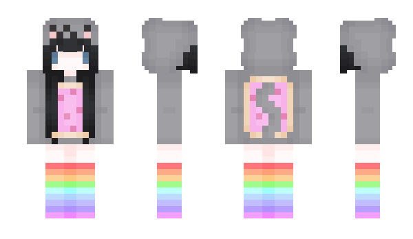 Minecraft skin ako_w_