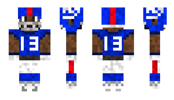 Minecraft скин по нику OdellBeckham