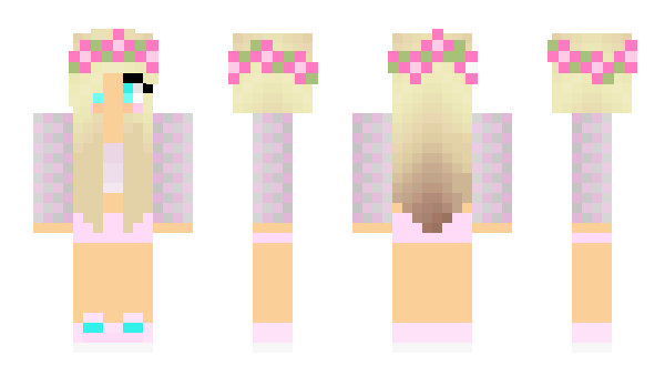 Minecraft skin pink_sugar