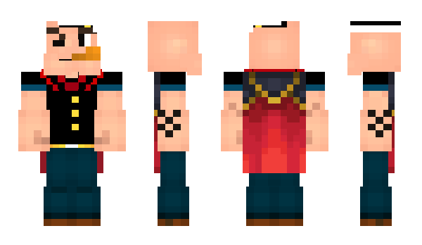 Minecraft скін по ніку PopeyeOG