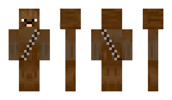 Minecraft skin chewbacca1