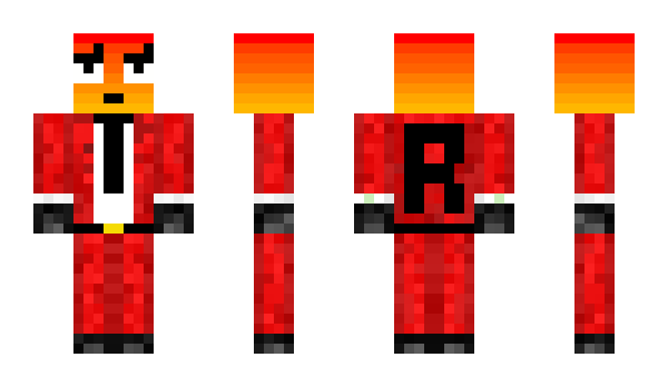 Minecraft skin redknife9012