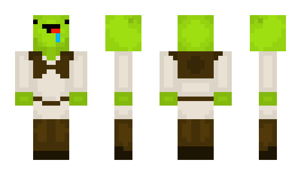 Minecraft skin shrekOG