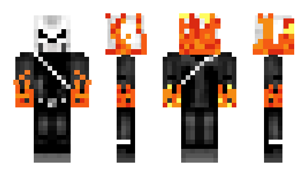 Minecraft skin ghostrider28