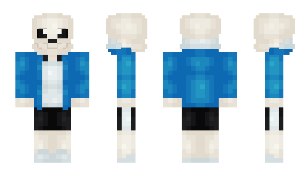 Minecraft скин по нику sans_