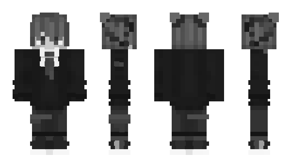 Minecraft skin Schuechterner