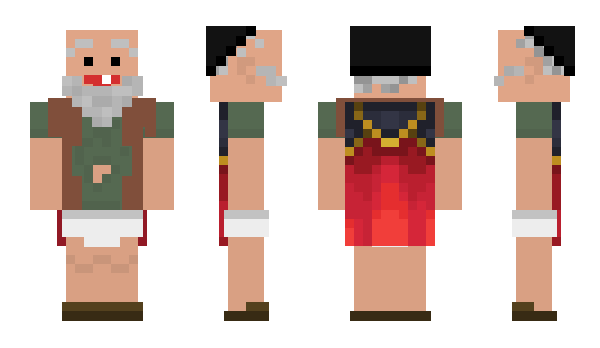 Minecraft skin Skrafek