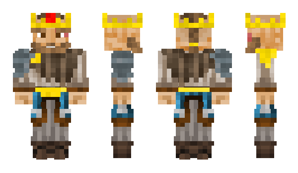 Minecraft skin WoolyKing