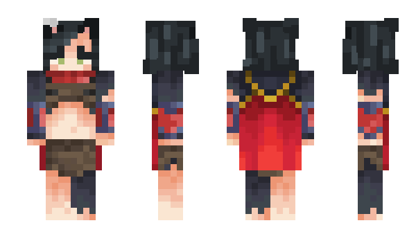 Minecraft skin LunaGremlin