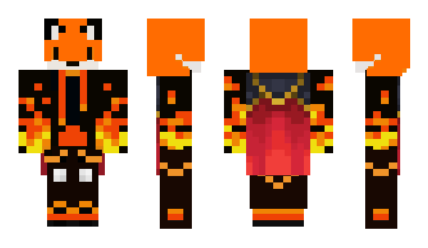 Minecraft skin FireFox499q8