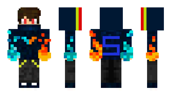 Minecraft skin RainbowFo