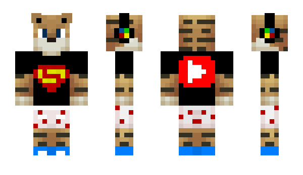 Minecraft skin Kpaken