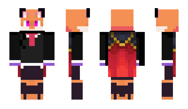 Minecraft skin ItsKitsuRai