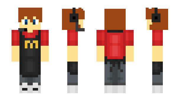 Minecraft скін по ніку MacDonaldWorker