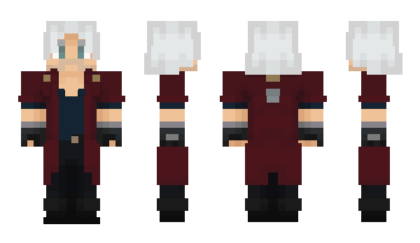 Minecraft скин по нику DanteDevilIRS