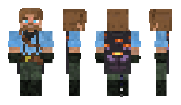 Minecraft skin PoppedGhost