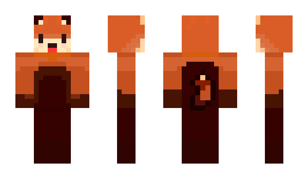 Minecraft skin Foxaverto