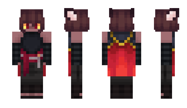 Minecraft skin silllymiko