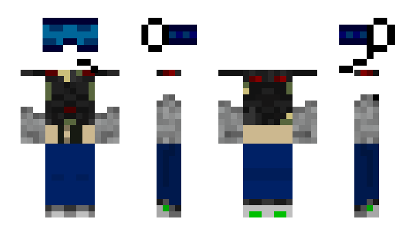 Minecraft skin mrbk07