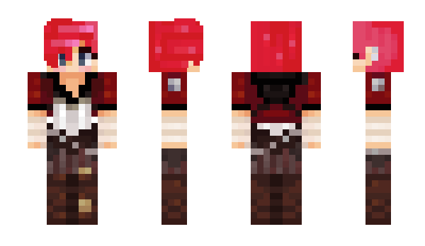 Minecraft skin GhostlyRose