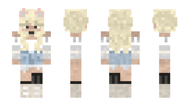 Minecraft skin pinknashi