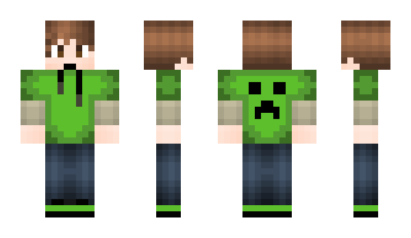 Minecraft skin GreenLP