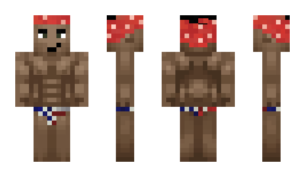 Minecraft skin croped