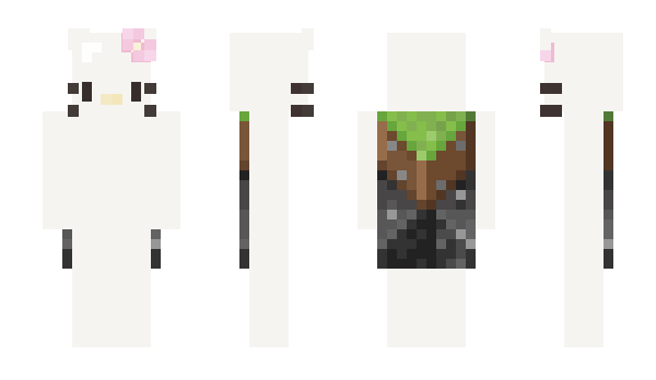 Minecraft skin HelloKittyOnTop