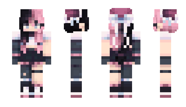 Minecraft скин по нику HerKittyAe