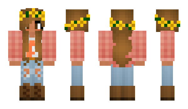 Minecraft скін по ніку Sunny_Sonya