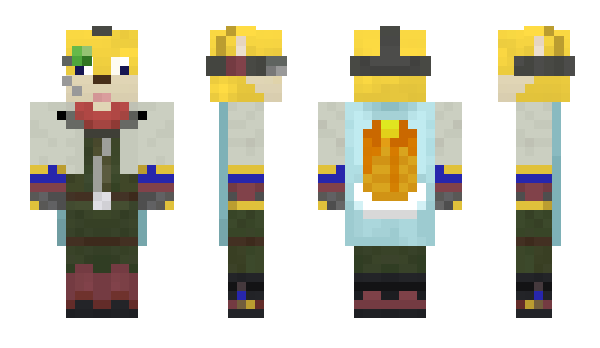 Minecraft skin fFoxes_