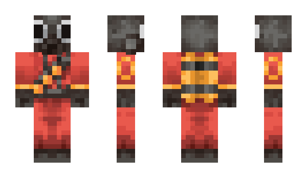 Minecraft skin Fireboy01