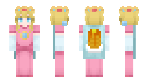 Minecraft скин по нику peach_mc
