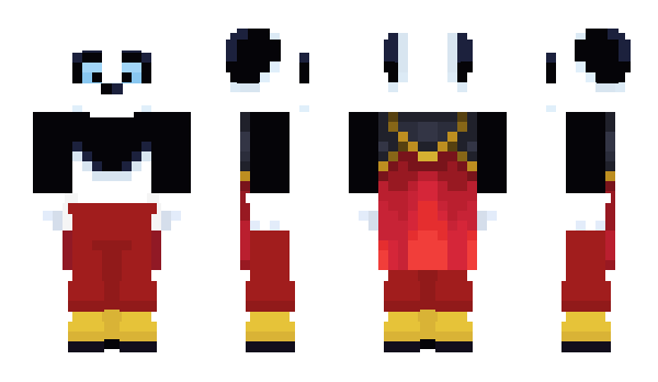 Minecraft скин по нику PandaLVLCLT