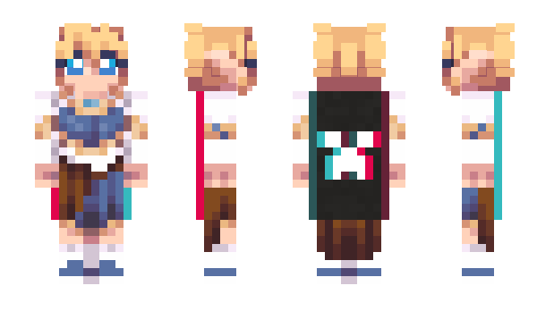 Minecraft skin MiIlfis