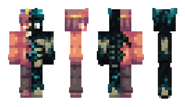 Minecraft скін по ніку BlueBerryCandy